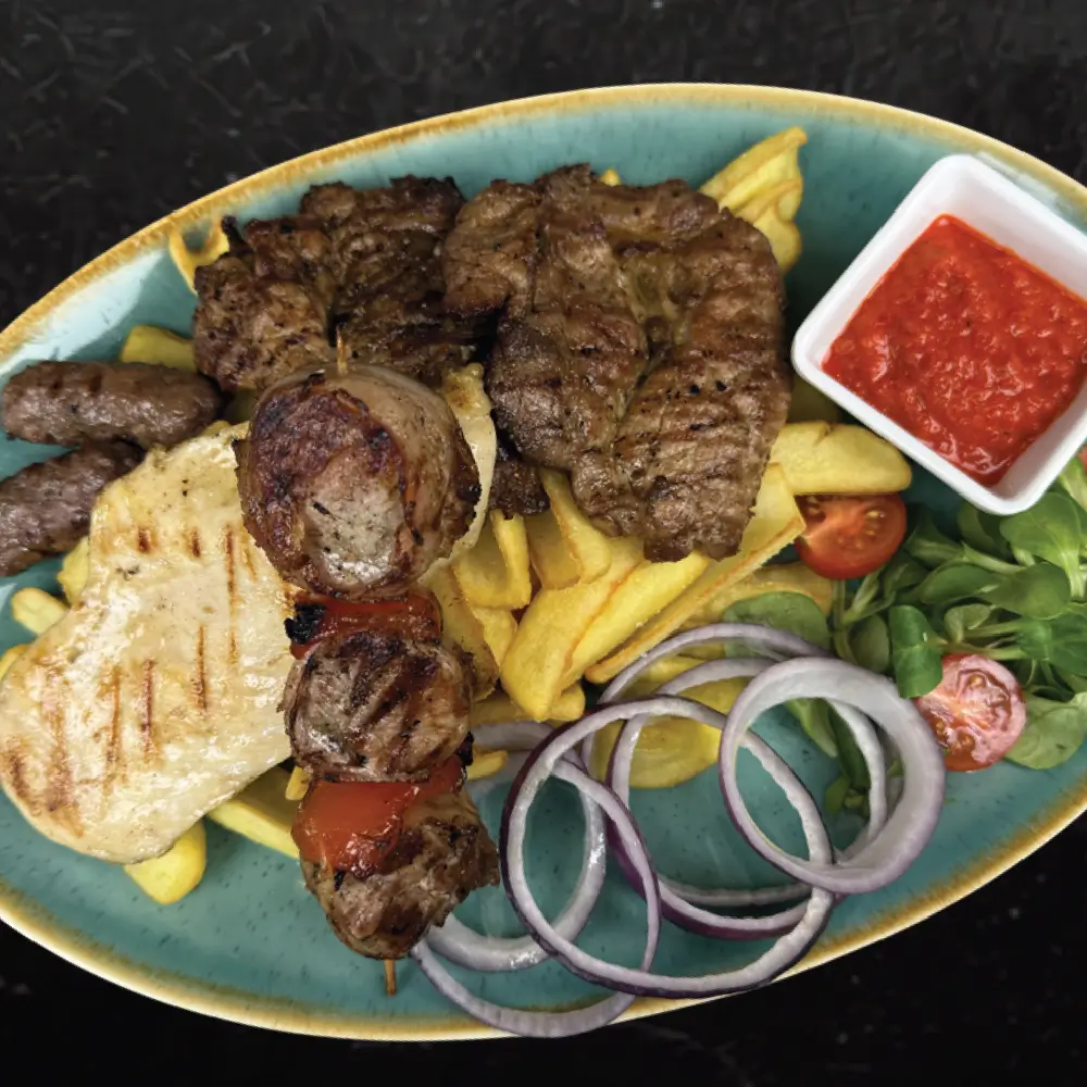 Mix grill s prilogom