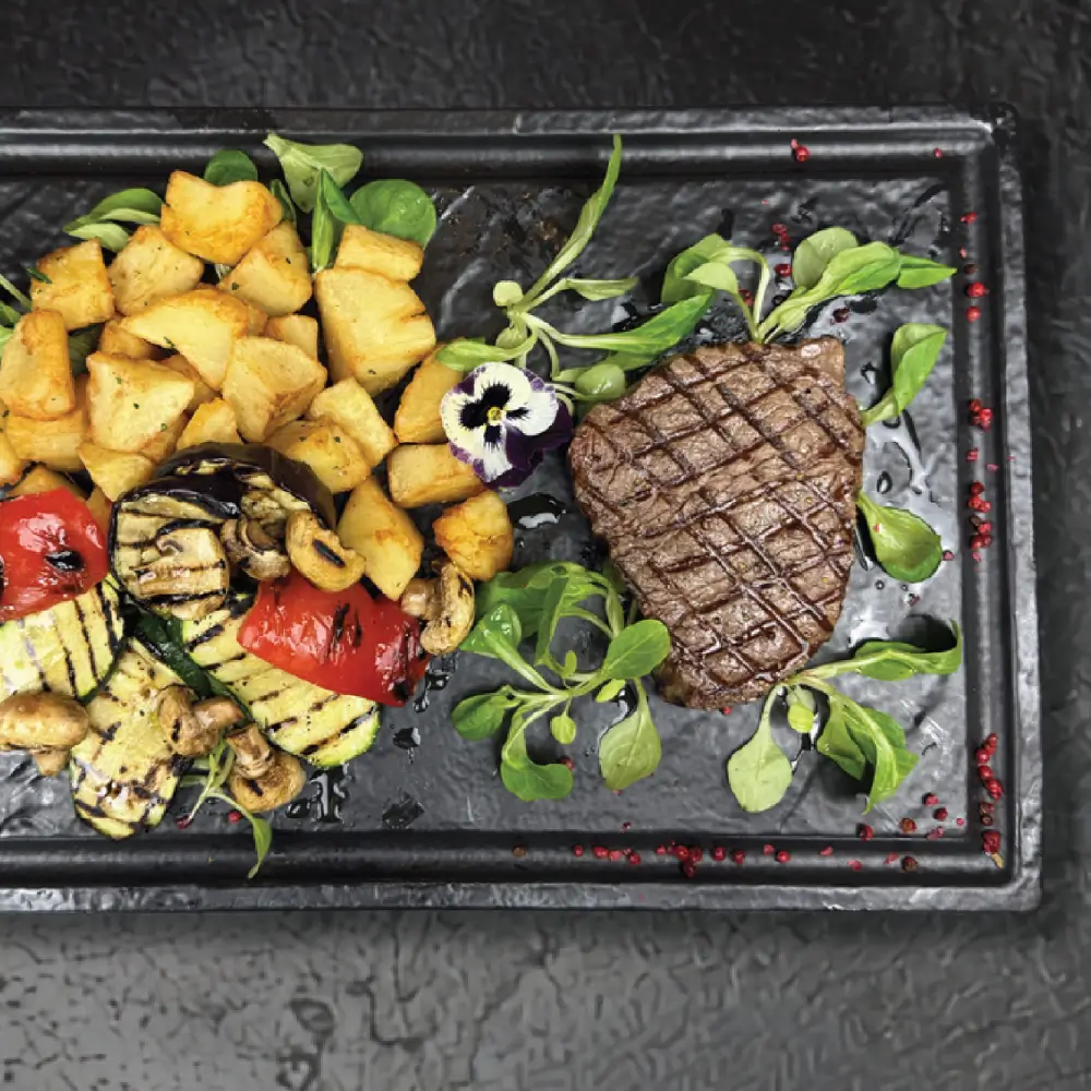 Beefsteak s prilozima